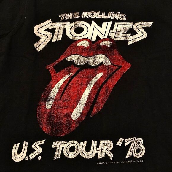 𝅺Women's The Rolling Stones A Bigger Bang Glasgow 2006 Lips T-Shirt Size Large - Picture 2 of 6